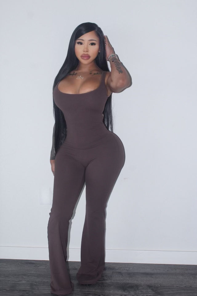 Brown Jumpsuit